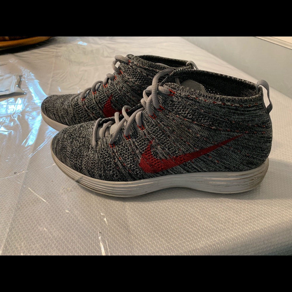 Nike Chukka Flyknit Wolf Gray 9.5